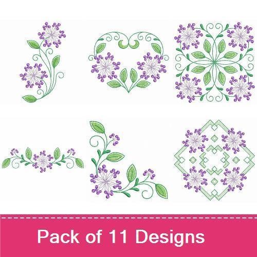 Heirloom Purple Flowers