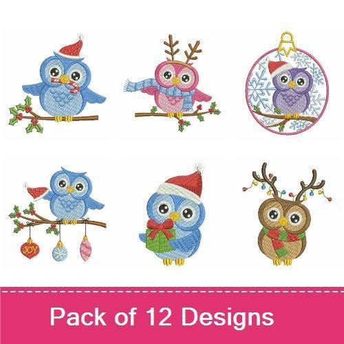 Christmas Owls