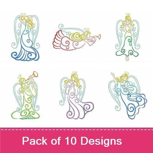Colorful Satin Angels
