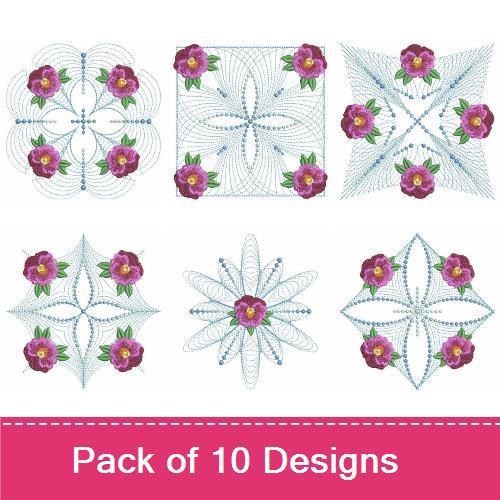 Colorful Pansy Quilts