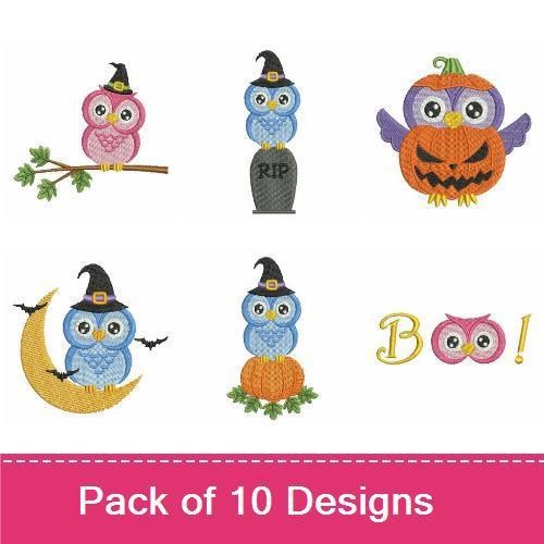 Halloween Baby Owls