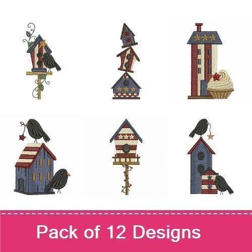 Folk Art Birdhouses