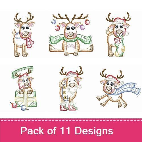 Vintage Christmas Reindeer