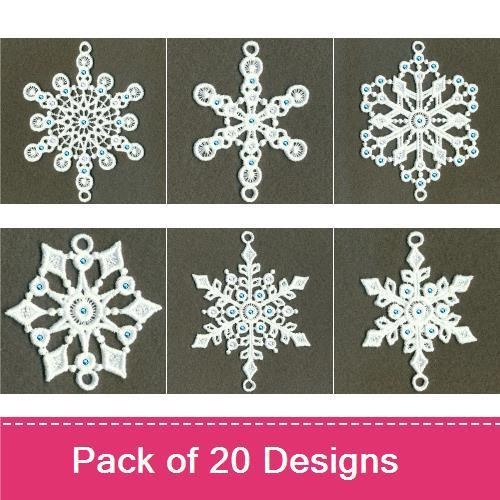 FSL Curtain Snowflakes