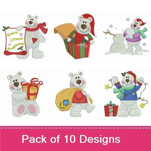 Christmas Polar Bear