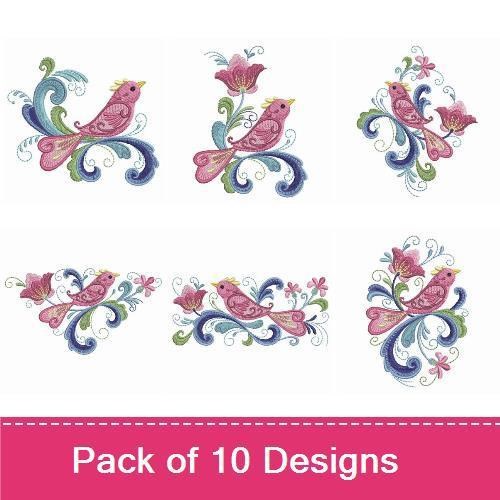 Rosemaling Bird