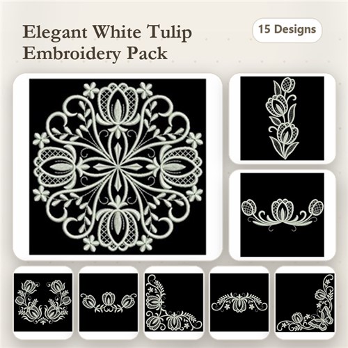 White Work Tulip