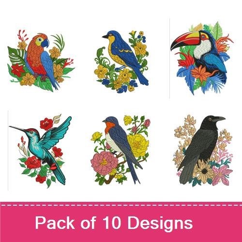 Floral Birds