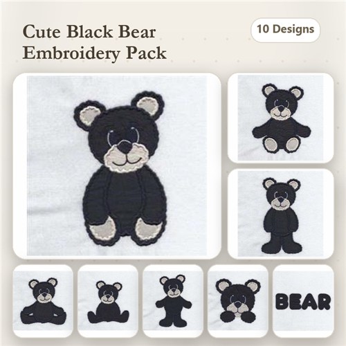 Applique Benny Bear