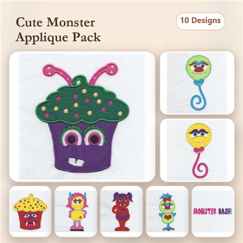 Applique Monster Bash