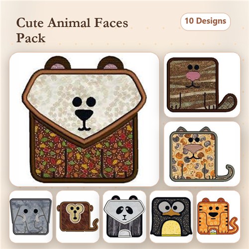 Applique Squared Animals