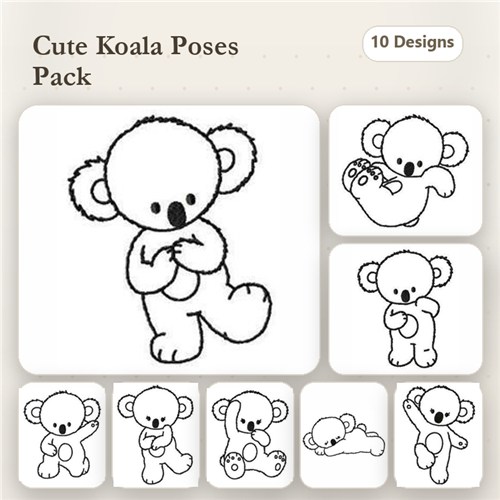 Blackwork Koalas