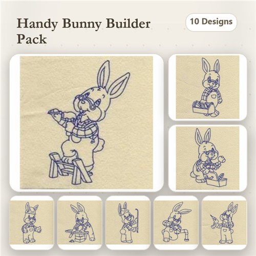 Bluework Handy Bunny