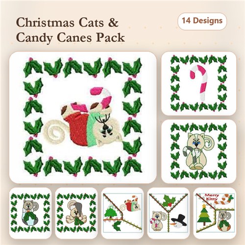 Christmas Holly Blocks