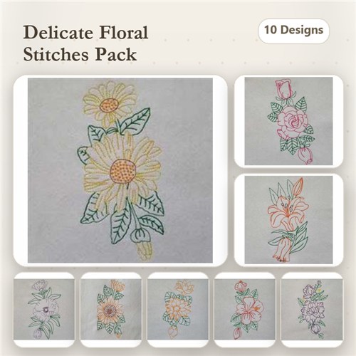Color Line Flowers