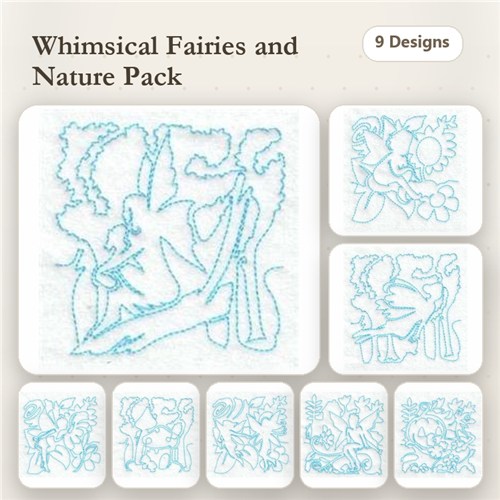 Continuous Line Fairy Blocks