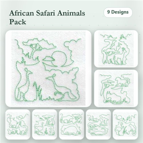 Continuous Line Savanna Blocks