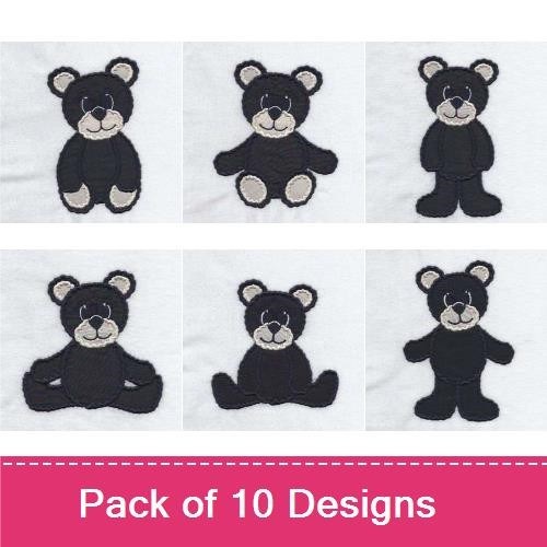 Applique Benny Bear