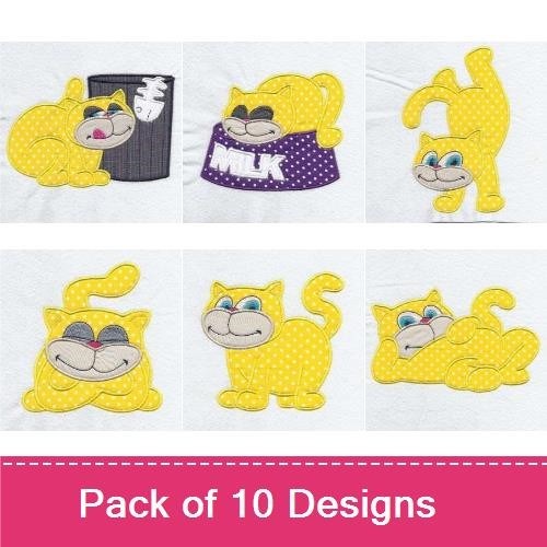 Applique Cats