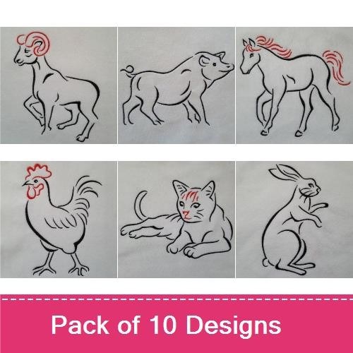Outline Animals