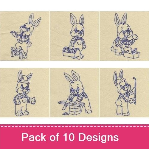 Bluework Handy Bunny