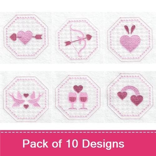 Candlewick Valentine Coasters