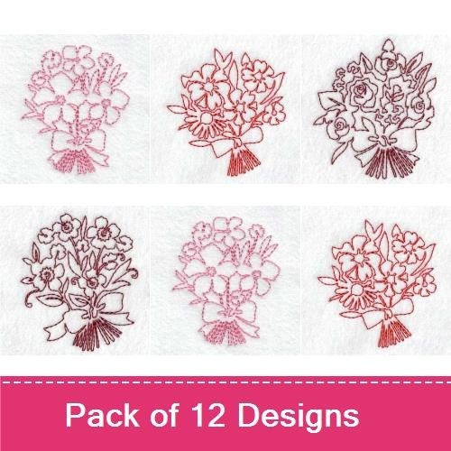 Continuous Line Bouquets