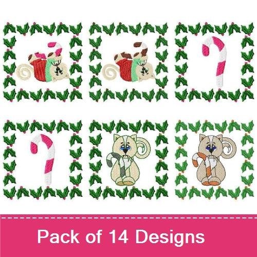 Christmas Holly Blocks