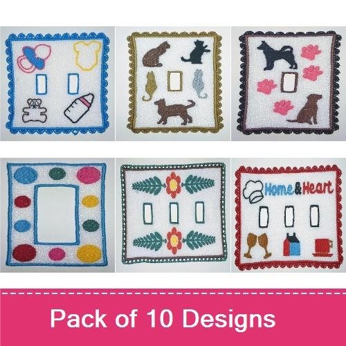 Dog & Cat Silhouette Embroidery Bundle – Home & Heart Designs (10 Designs)