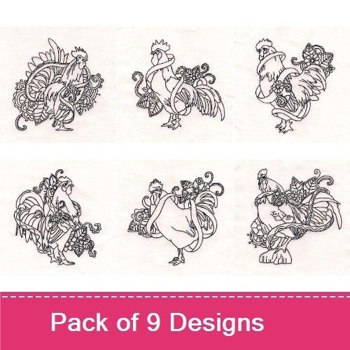 Outline Roosters