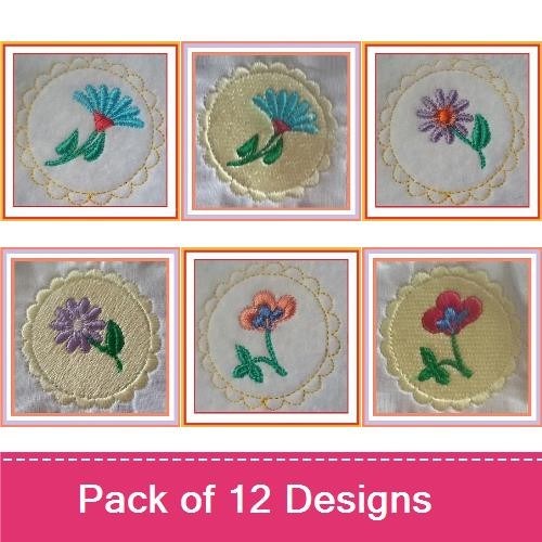 Scalloped Circle Blooms