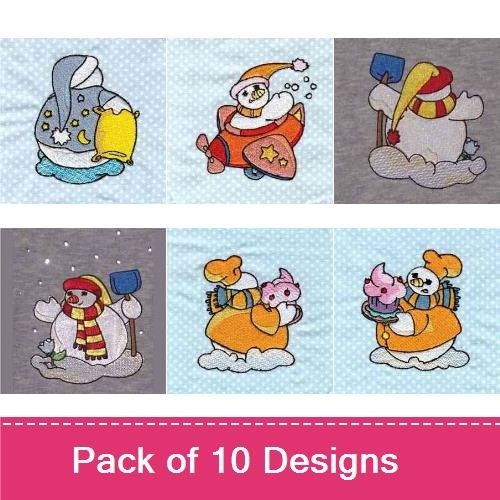 Snowmen Front & Back