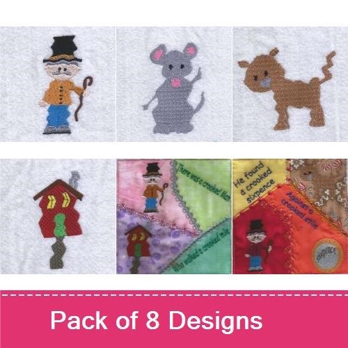 Gentleman, Mouse & Dog Embroidery Bundle – Farm & Fun (8 Designs)