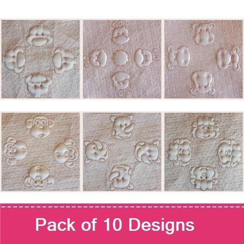 Trapunto Baby Blanket