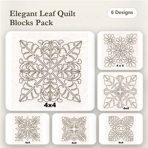 Foliage Quilt Blocks