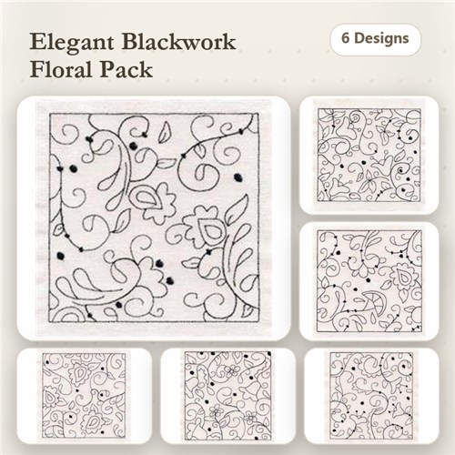 Jacobean Redwork Blocks