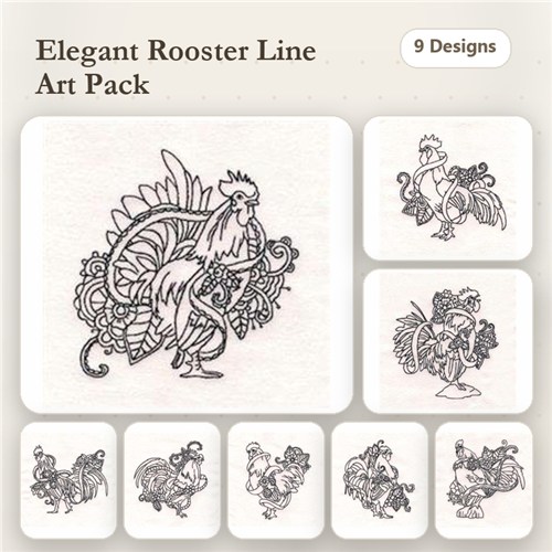 Outline Roosters