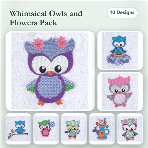 Owls & Flowers