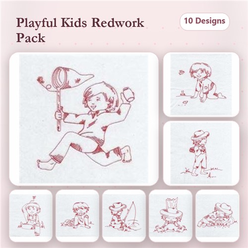 Redwork Country Boys