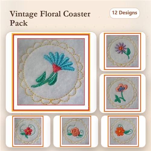Scalloped Circle Blooms
