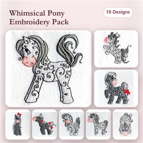 Swirly Horses