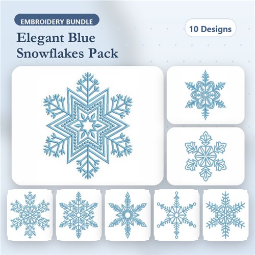 Blue Snowflake