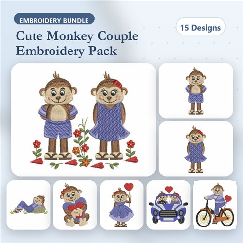 Cute Valentine Monkey