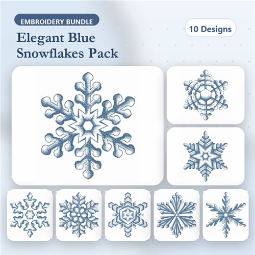Gradient Snowflakes