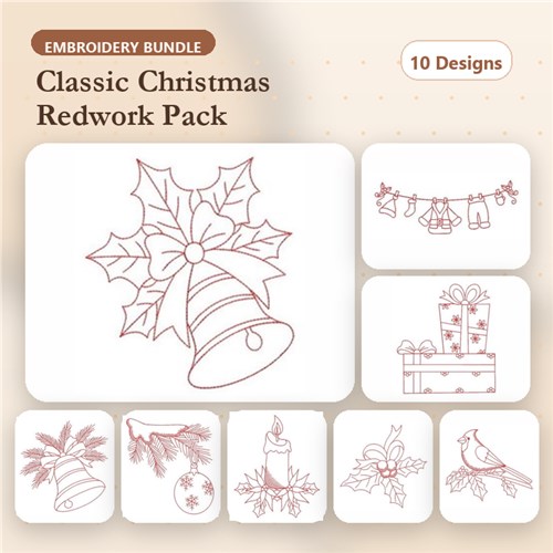 Redwork Christmas