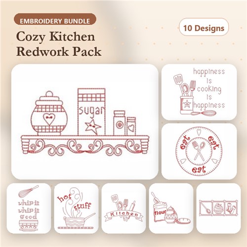 Redwork Kitchen Redwork Kitchen