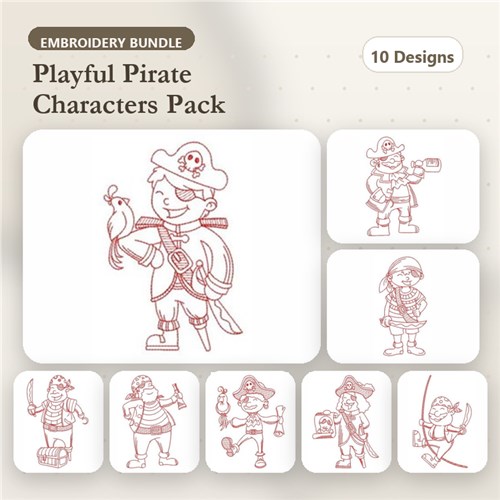 Redwork Pirates 2