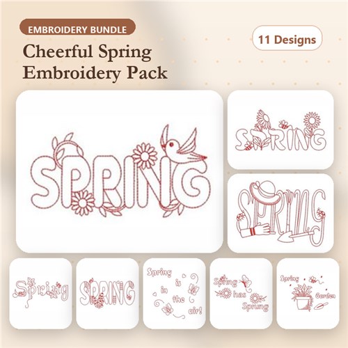 Redwork Spring 001
