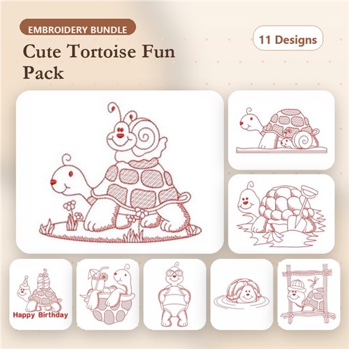 Redwork Turtle Redwork Turtle