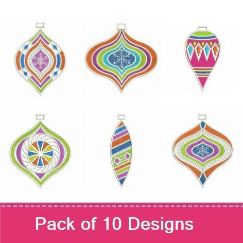 Paletted Christmas Ornaments